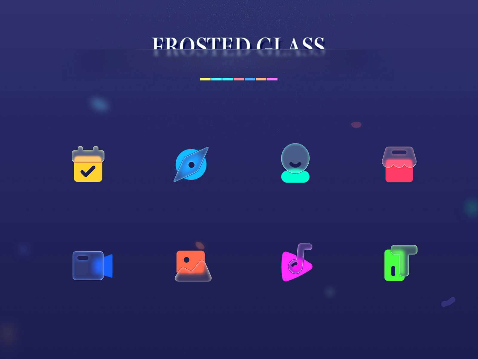 Frosted Glass Icon Ⅰ